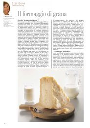 Il formaggio di grana - Zafferano