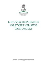 lietuvos respublikos valstybės vėliavos protokolas - Užsienio reikalų ...