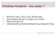 Erhöhtes Kreatinin - wie weiter ? - St. Georg