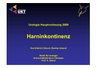 Harninkontinenz - Universitätsklinik für Urologie in Tübingen