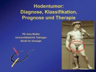 Hodentumor: Diagnose, Klassifikation, Prognose und Therapie