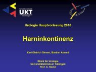 Harninkontinenz - Universitätsklinik für Urologie in Tübingen