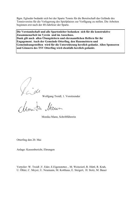 Protokoll Jahreshauptversamlung des TSV Otterfing e.V. am 16. Mai ...
