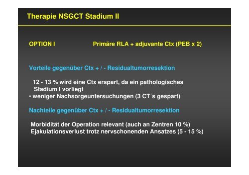 Therapie von Hodentumoren - Universitätsklinik für Urologie in ...