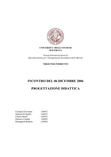 Carancia Giovanna Di Egidio Daniela Ottoni Chiara Petrucci ... - Divini