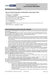 Carta Bancomat - BCC Credito Cooperativo Alberobello e ...