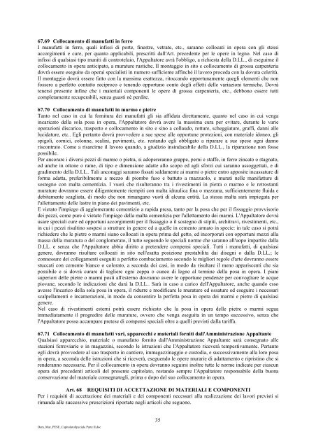 Capitolato speciale - II parte - Agenzia del Demanio