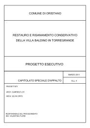 CAPITOLATO SPECIALE D'APPALTO.pdf - Comune di Oristano