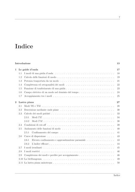 Indice - Editrice Esculapio