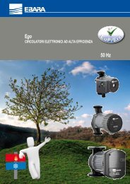 Depliant 50Hz - EBARA Pumps Europe SpA