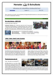 Newsletter Nr. 72 März 2012 - Erzbischöfliche Ursulinenschule Hersel