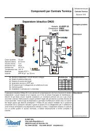 Scheda tecnica - Klimit srl