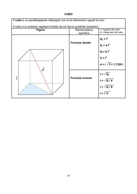 Formulario di geometria - Fermi - Gadda
