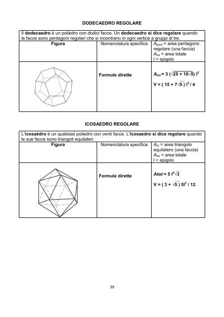 Formulario di geometria - Fermi - Gadda