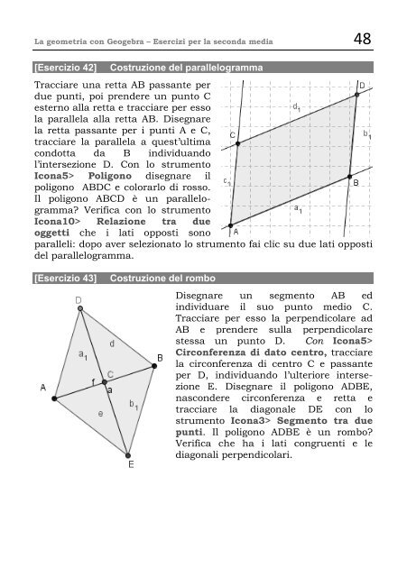 LA GEOMETRIA CON GEOGEBRA METRIA CON - Sangiuseppecab.it