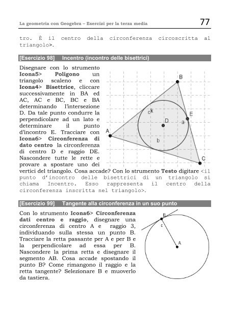 LA GEOMETRIA CON GEOGEBRA METRIA CON - Sangiuseppecab.it