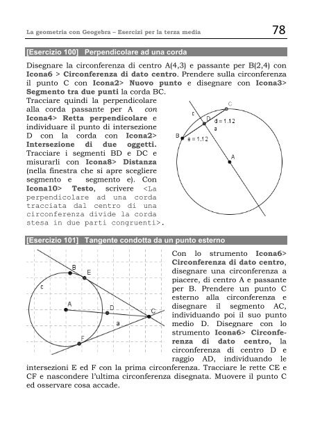 LA GEOMETRIA CON GEOGEBRA METRIA CON - Sangiuseppecab.it