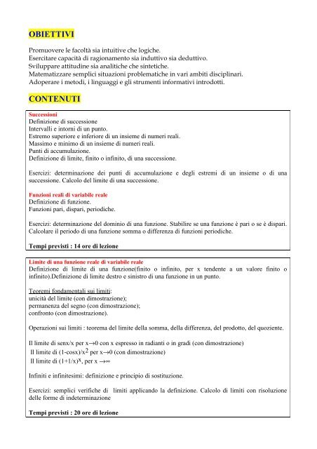 to get the file - Liceo Scientifico XXV Aprile