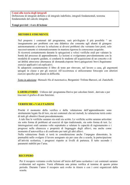 to get the file - Liceo Scientifico XXV Aprile