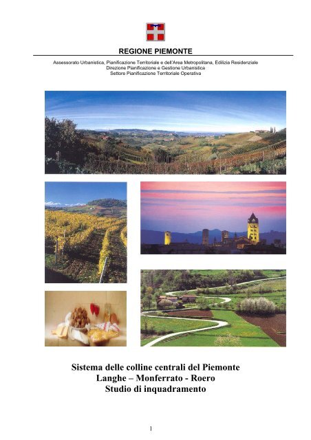 Studio di inquadramento - Regione Piemonte