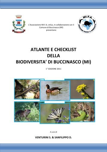 atlante e checklist della biodiversita' di ... - Tursiops-biology