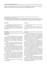 fistola anastomotica post colectomia. revisione ... - Carbone Editore