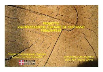 Il progetto - Regione Piemonte