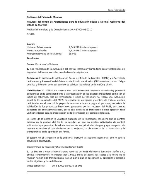 10-A-17000-02-0210 - Auditoría Superior de la Federación