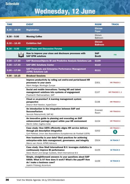 Conference Program Guide and Schedule