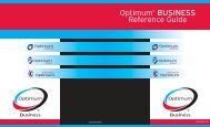 Optimum® BUSINESS Reference Guide - Optimum Online