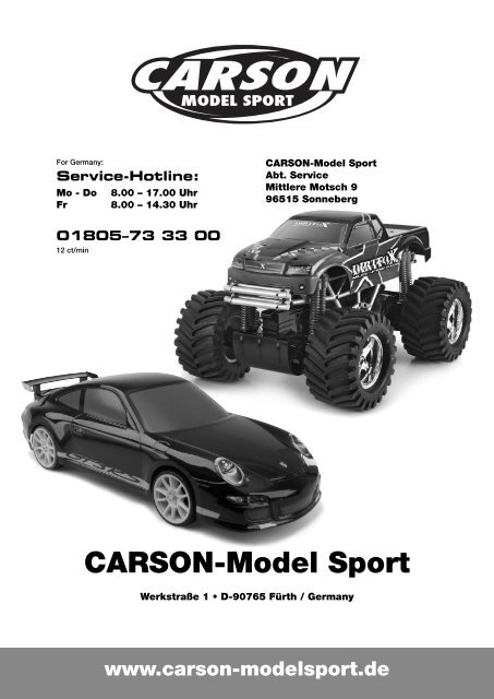 CARSON FD Monster Off-Road + On-Road