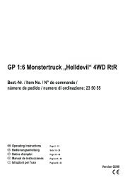 GP 1:6 Monstertruck „Helldevil“ 4WD RtR