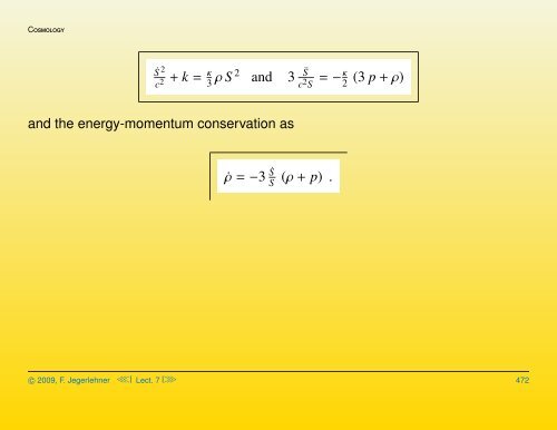 Cosmological solutions of the Einstein-Friedmann equations ...