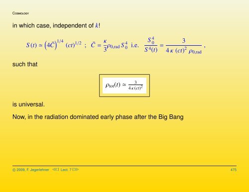 Cosmological solutions of the Einstein-Friedmann equations ...