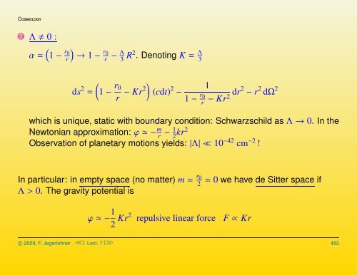 Cosmological solutions of the Einstein-Friedmann equations ...