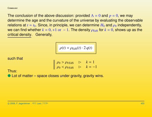 Cosmological solutions of the Einstein-Friedmann equations ...