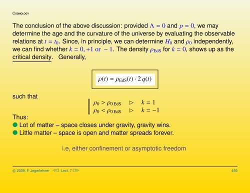 Cosmological solutions of the Einstein-Friedmann equations ...