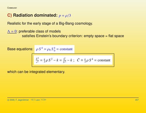 Cosmological solutions of the Einstein-Friedmann equations ...