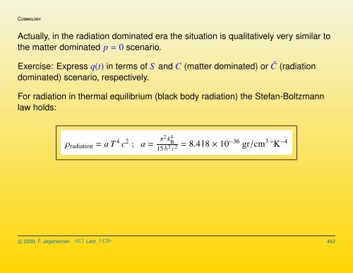 Cosmological solutions of the Einstein-Friedmann equations ...