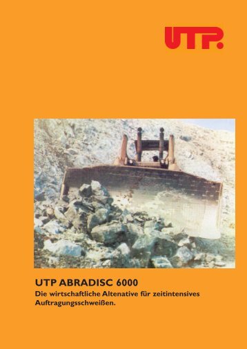 UTP ABRADISC 6000 - UTP Schweissmaterial