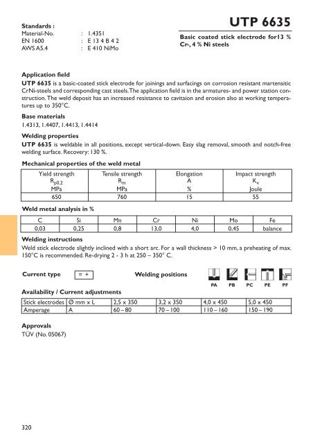 UTP HydroCav - UTP Schweissmaterial