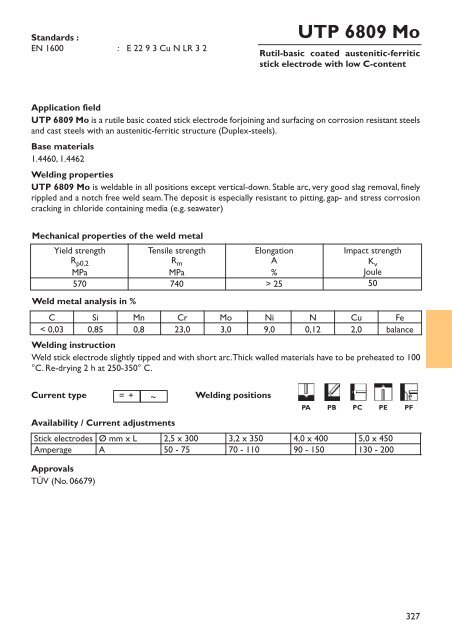 UTP HydroCav - UTP Schweissmaterial