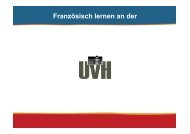 Französisch an der UvH.pptx - Ulrich-von-Hutten-Oberschule