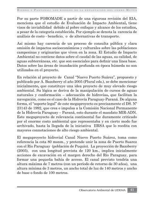 Hierro y Pantanal - Constituyentesoberana.org