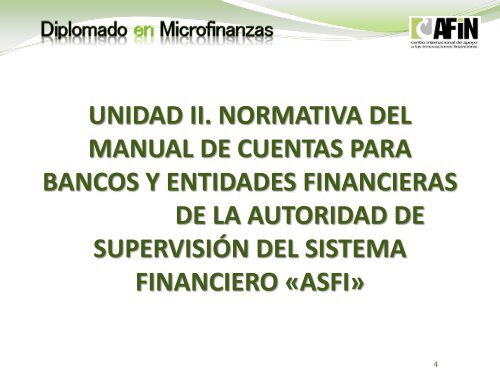 2. Disposiciones Generales - CENTRO AFIN