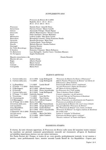 supplemento articoli - Biblioteca civica di Rovereto