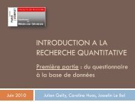 Recherche quantitative