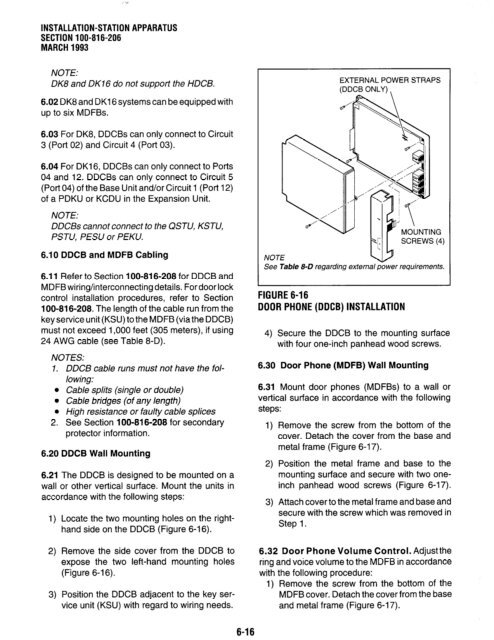 Strata DK 16 Manual