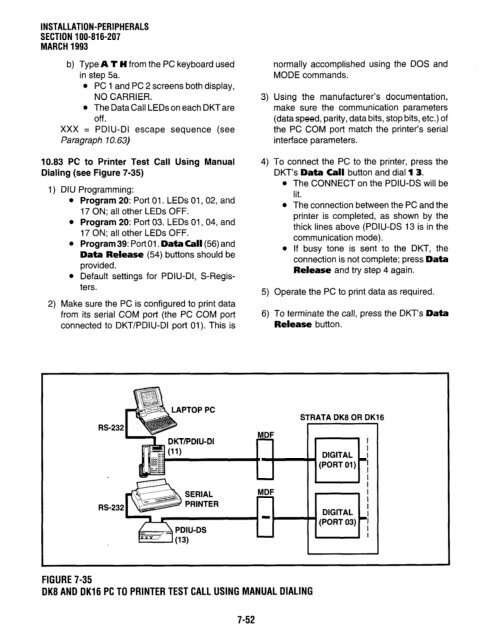 Strata DK 16 Manual