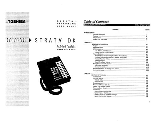 Strata DK 16 Manual